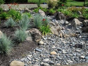 landscape drainage solutions-Vancouver, Wa Custom Drainage Water Feature - Woody's Custom Landscaping