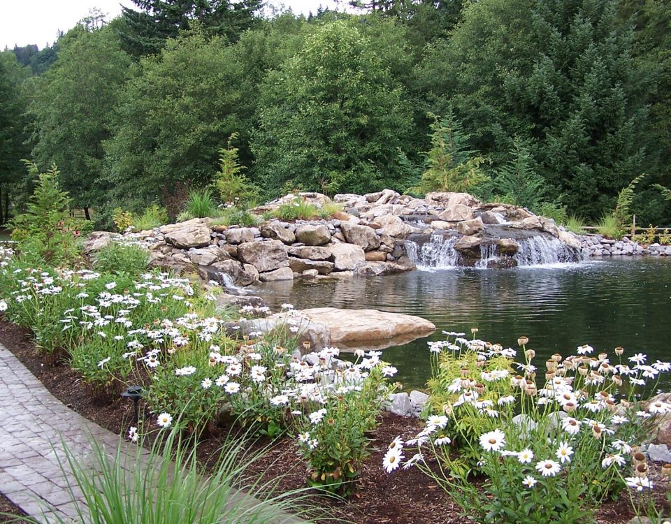landscaping benefits-pavers- fall landscaping- planting- ponds- waterfalls-