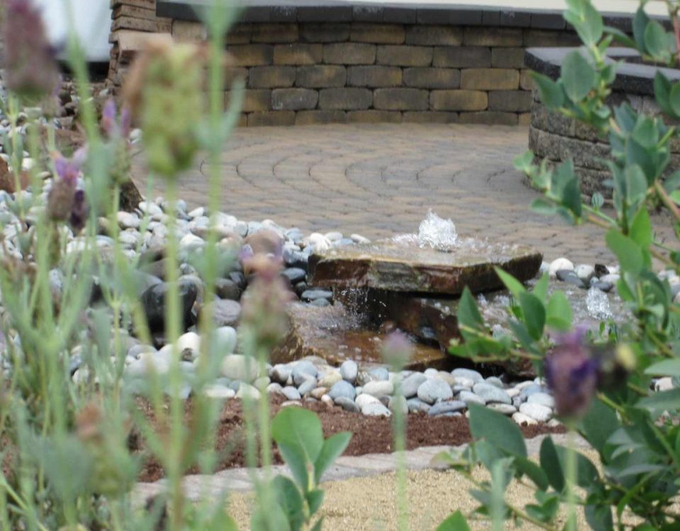 Ridgefield, Wa Fountain Water Feature - Woody's Custom Landscaping