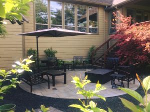 spring landcaping estimates-hardscape estimates-design build landscaping-paver patio-custom residential landscaping- paver patio- fire pit