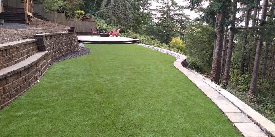 landscape services in Clark County Washington- paver patios- artificial turf- retaining walls